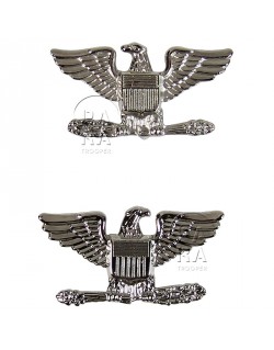 Colonel rank insignia, pair