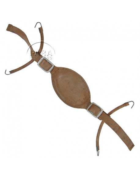 Chin cup, Leather, US Navy, MK II Chin cup, Leather, US Navy, MK II