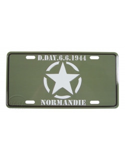 D-Day postal plaque, Star