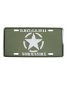 D-Day postal plaque, Star D-Day postal plaque, Star