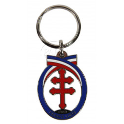 Porte-clés Croix de Lorraine