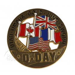 Pièce commémorative D-Day "S"