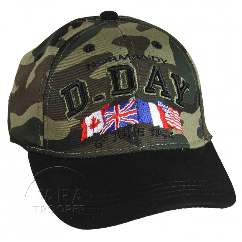 Casquette, Enfant, D-Day Normandy, Camouflée