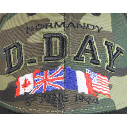 Casquette, Enfant, D-Day Normandy, Camouflée
