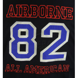 Polo shirt, Black, 82nd Airborne Division