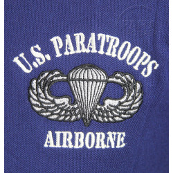 Polo bleu, US Paratroops