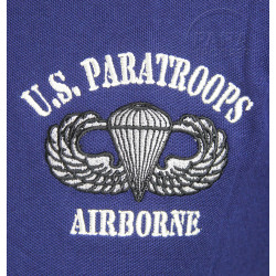 Polo shirt, Blue, US Paratroops