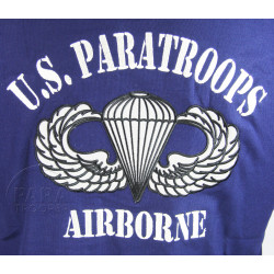 Polo shirt, Blue, US Paratroops