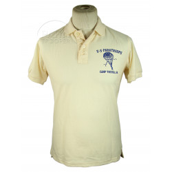 Polo shirt, Beige, Camp Toccoa
