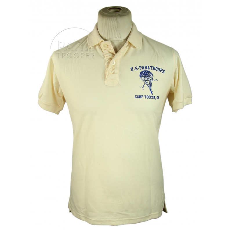 Polo shirt, Beige, Camp Toccoa