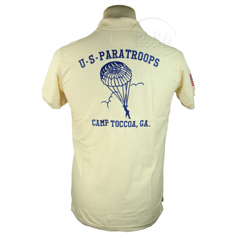 Polo shirt, Beige, Camp Toccoa