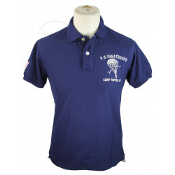 Polo shirt, Blue, Camp Toccoa