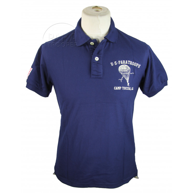 Polo bleu, Camp Toccoa