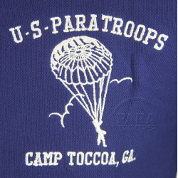 Polo shirt, Blue, Camp Toccoa