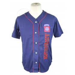 Baseball shirt, Navy blue, 82nd Airborne