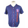 Chemise Baseball, bleu marine, 82nd Airborne