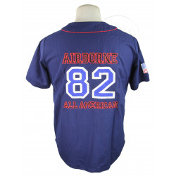 Baseball shirt, Navy blue, 82nd Airborne