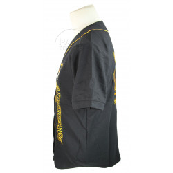 Chemise Baseball, noire, 101st Airborne