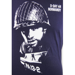 T-shirt, Barge and GI, Navy blue