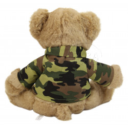 Ours en peluche, avec T-shirt camouflé