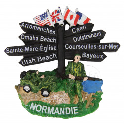 Magnet pancartes et drapeaux, Normandie
