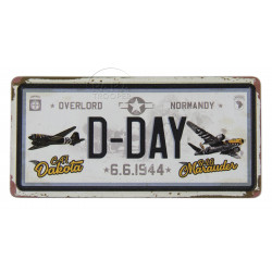 Magnet, D-DAY 6.6.1944, Plaque d'immatriculation