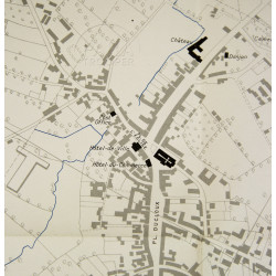 Map, US Army, La-Haye-du-Puits, Normandy, 1944