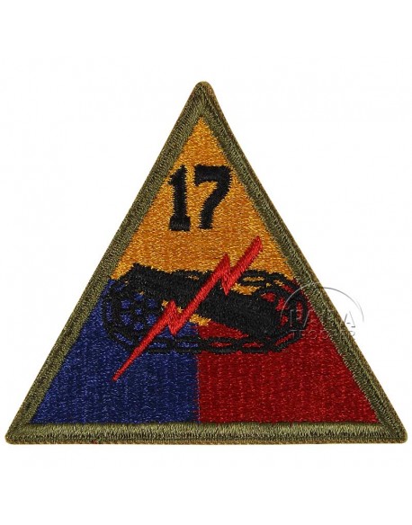 Insigne de la 17e division blindée US Insigne de la 17e division blindée US