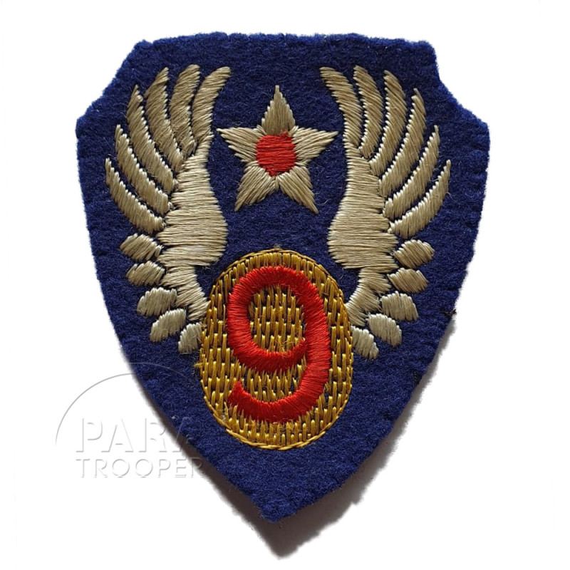 Patch, 9th Air Force, British Made Patch, 9th Air Force, British Made