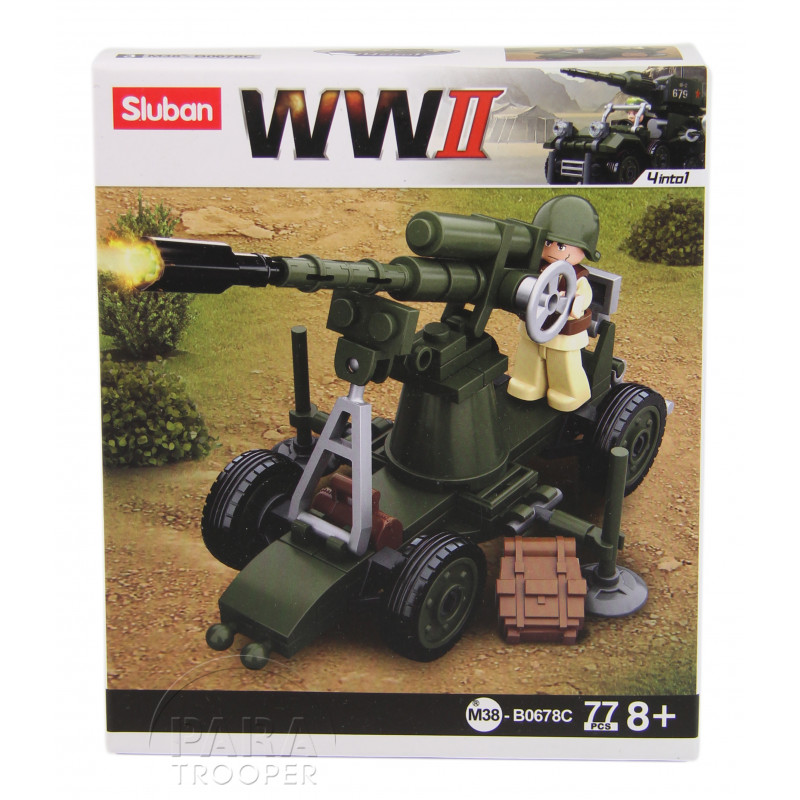 Allied antiaircraft gun, Sluban