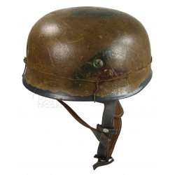 Helmet, Fallschirmjäger, Aged and wired