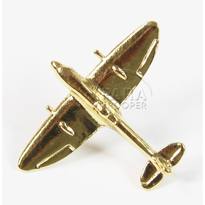 Pin, Aircraft, Spitfire, Gold plated Pin, Aircraft, Spitfire, Gold plated