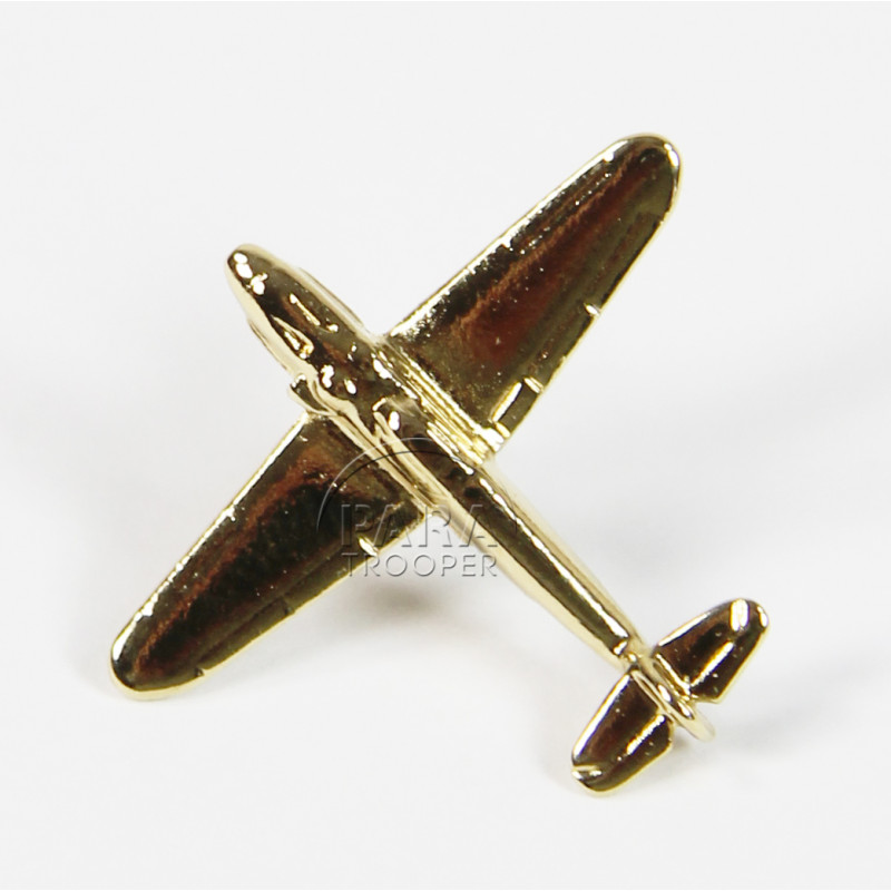 Pin, Aircraft, Messerschmitt Bf 109, Gold plated Pin, Aircraft, Messerschmitt Bf 109, Gold plated