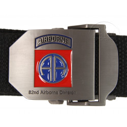 Ceinture de pantalon, 82nd Airborne, réglable max 130 cm