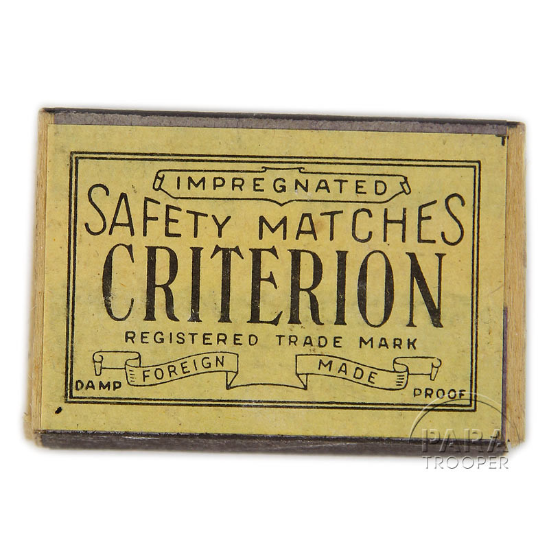 Matchbox, Safety Matches, Criterion Matchbox, Safety Matches, Criterion