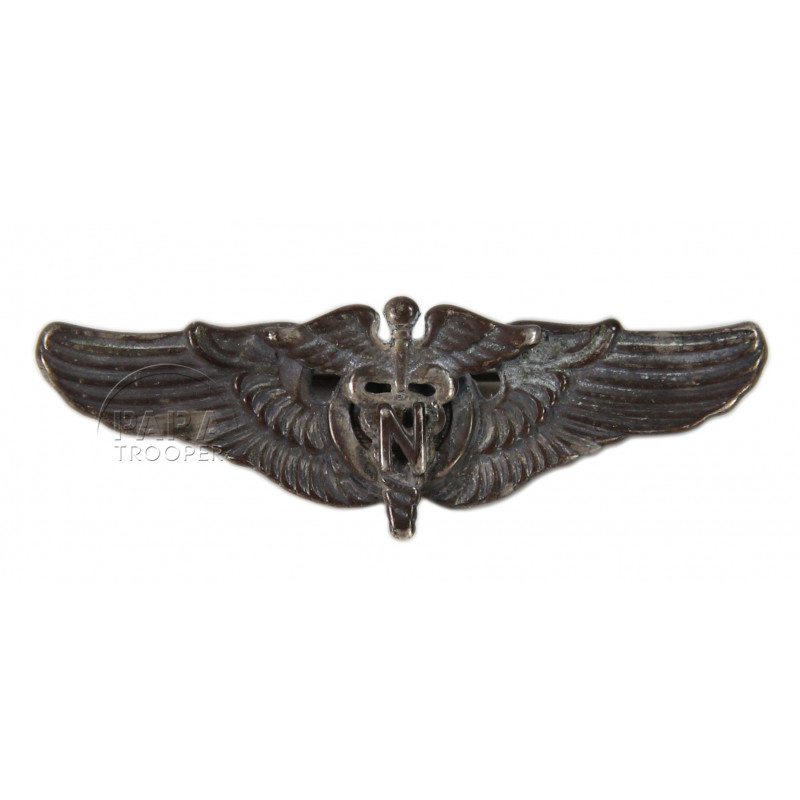 Flight nurse wings, Miniature, Sterling Flight nurse wings, Miniature, Sterling