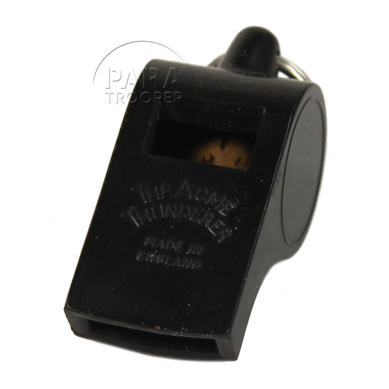 Whistle, Bakelite, Black, The Acme THUNDERER Whistle, Bakelite, Black, The Acme THUNDERER