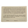 Enlisted Man's Temporary Pass, US Army, 1943