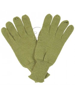 Gants en laine moutarde