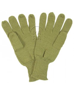 Gloves, Wool, Mustard