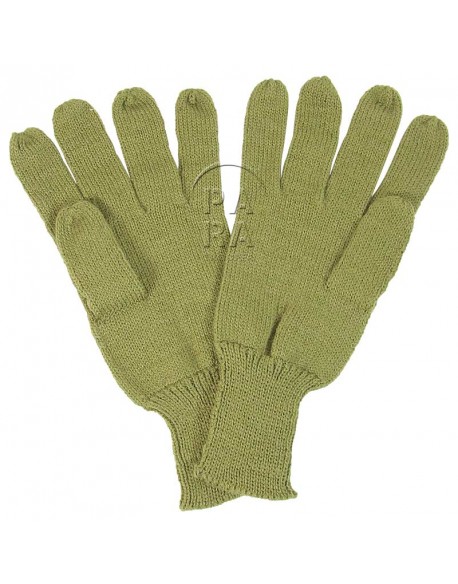 Gants en laine moutarde