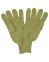 Gants en laine moutarde
