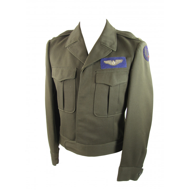 Blouson Ike, Officier, 8th AF, chocolat, Bombardier Blouson Ike, Officier, 8th AF, chocolat, Bombardier