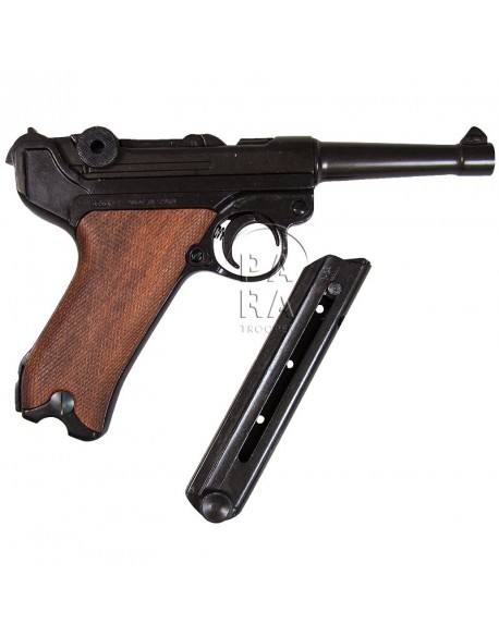 Luger P.08, plaquettes bois