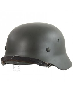 Casque modèle 40, gris-vert