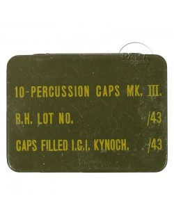 Caps, Percussion, MKIII, tin