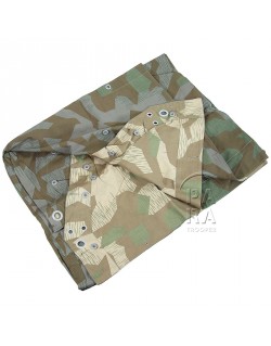 Zeltbahn, camouflaged WH Poncho