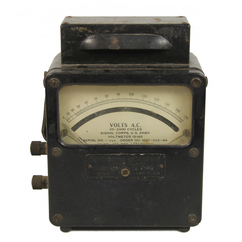 Voltmeter, US Army, M-433, 1944 Voltmeter, US Army, M-433, 1944