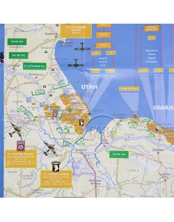 Carte JOUR J - 6 JUIN 1944 La Bataille de Normandie