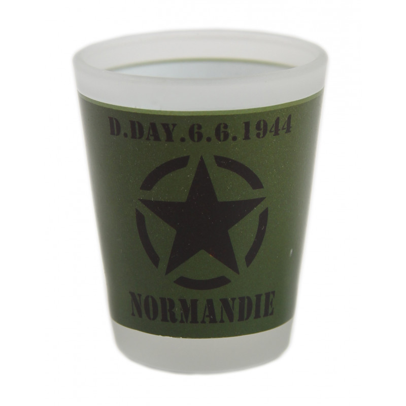 Verre à liqueur D-Day 6.6.1944, kaki
